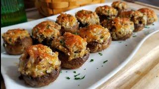 SAUSAGE STUFFED MUSHROOMS / How to make 