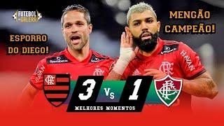 Flamengo 3 x 1 Fluminense | Melhores Momentos | Final do Carioca | HD 22/05/2021