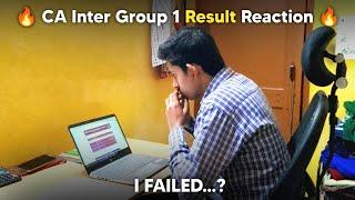  My CA Inter Group 1 Result Reaction | Dec'21 Exams | I failed in CA Inter...? | Shubham Gupta