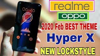 Realme New 2020 Feb Best Theme |New Icons,New Panle | Full Customized,New Lockstyle Anmination