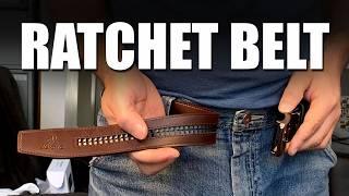 Top Selling Leather Ratchet Belt for Men Jukmo