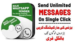 Best Bulk WhatsApp Messages Sender 2023 | Marketing Software | API Software |  Punjab Marketers