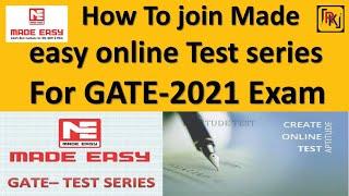 How to Enroll Made easy test series    // Online Made easy test series For Gate