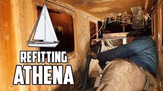 Sail Life - Preparing the engine compartment for paint & Bosch GEX 150 turbo + GAS 35 - DIY boat