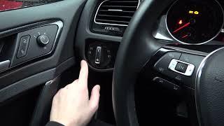 Как включить передние и задние противотуманные фары в автомобиле VOLKSWAGEN Golf 7 / VOLKSWAGEN