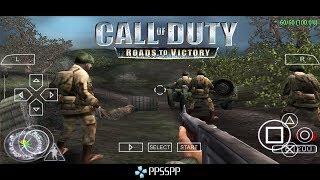 How to play COD Call of Duty : Roads to Victory | PPSSPP - PSP Emulator on Android Smartphone