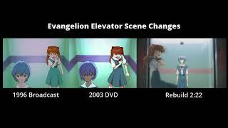 Comparison of all the elevator scenes