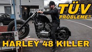 𝐇𝐀𝐑𝐋𝐄𝐘 𝟒𝟖 𝐊𝐈𝐋𝐋𝐄𝐑 / Stress vor der tüv Prüfung.. Vn800 Bobber Build.