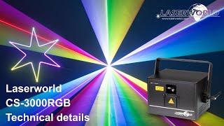 Laserworld CS-3000RGB - Technical details