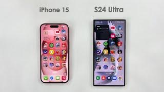 iPhone 15 vs Samsung S24 Ultra - SPEED TEST!