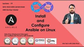 Installation and Configuration of Ansible in Linux EC2 instance | Info-Tech with Zafar Khan