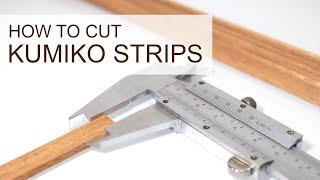 How to Cut Kumiko Strips for Beginners - No Expensive Tools No Saw Skills Required