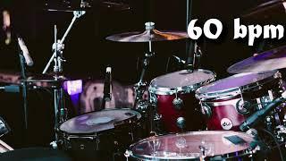 60 Bpm Drum Track Batería - Straight Beat Eighth Notes