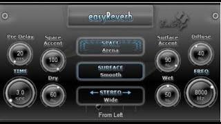 Easy Verb by Saschart Audio - Free VST/AU Reverb Plugin - Quick Demo