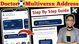 Doctor X Multiversx Address Submission Process | Doctor X Wallet Connect