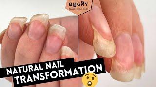 Unbelievable Transformation On NATURAL Nails 