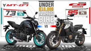 2022 Yamaha MT-07 vs Honda CB650R┃Best Under $10.000 Middleweight Naked Bike