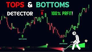 The Tops & Bottom Indicator For INSANELY Accurate Scalping Reversal Entries | 100% Prfit!