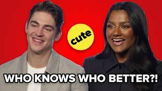 Simone Ashley and Hero Fiennes Tiffin Play "Know or No" | Picture This