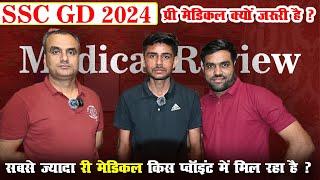 ssc gd 2024 || Medical Fit Review || Today Review || Center Live Update || Physical, Medical Update