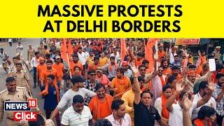 VHP Protests Against The Violence In Nuh And Mewat Of Haryana | Badarpur Border Protest | News18