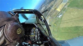 1700hp P-51D Mustang Onboard - PURE SOUND!!!