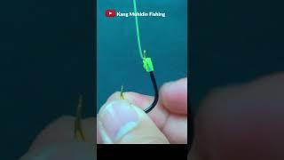 Cara ikat kail pancing tanpa lubang #shorts - How to Tie Eyeless Hook 2 || Kang Muhidin Fishing