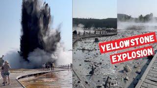 Yellowstone Explosion 2024 | Geyser Erupts? What Scientists Say?