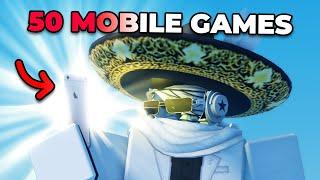 50 Mobile ROBLOX Games to Play when You're Bored