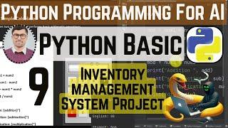 Python Inventory Management System | Console-Based CRUD Operations Tutorial | Python For AI