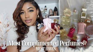 MY MOST COMPLIMENTED PERFUMES | LONG LASTING + FRAGRANCE MUST HAVES FOR YOUR PERFUME COLLECTION! 