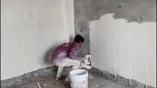 1st Coat Putty Kaise Lagaye | Birla Wall Putty Kaise Kare | How To Apply Birla White || #puttywork.