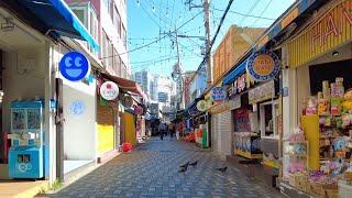 Haeundae-gu Jungdong Street Walk [4K] Busan Koera