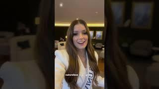 A sweet message from Miss Universe Russia 2023 @OfficialMissUniverse @MissRussiaTV @ElSalvador