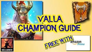 RAID: Shadow Legends | Valla Champion Guide - NEW AMAZON PRIME EPIC full test!
