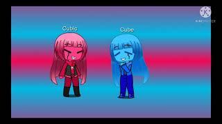 i finally made cube and cubic from pink corruption into gacha club #cube #cubic