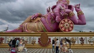 roadtrip to Chachoengsoa Ganesha pink elephant (พระพิฆเนศ) and Wat Saman Rattanaram,