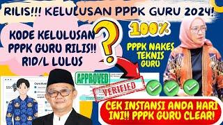 ARTI KODE LULUS PPPK GURUKODE R1D/L DARI SWASTA BISA LULUSKOK BISACEK KELULUSAN PPPK GURU 2024