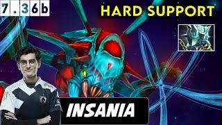 iNSaNiA Weaver Hard Support - Dota 2 Patch 7.36b Pro Pub Gameplay