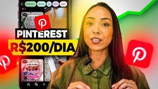 Como ganhar R$200/dia usando o PINTEREST | Ganhar dinheiro em casa pela internet usando o pinterest