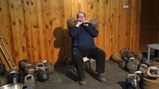 50+50 KG KETTLEBELLS DOUBLE CLEAN SEATED 11REPS ПАРНОЕ ВЗЯТИЕ ДВУХ ГИРЬ 2Х50КГ В СТОЙКУ СИДЯ 11 РАЗ