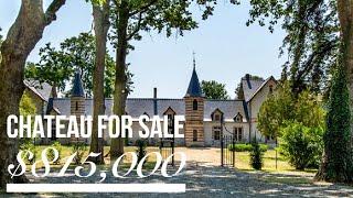 Unique CHATEAU Near Angers For Sale