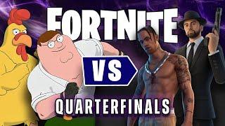 Peter Griffin & Chicken vs Travis Scott & Eminem in Fortnite | Quarterfinals - Game 2