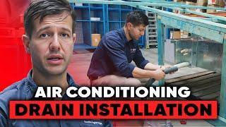 How to Install a Drain on a Ducted AC Indoor Fan Coil - Step-by-Step Guide (Part 2)