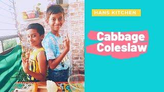 Cabbage Coleslaw - Salad | Kids Kitchen | Mom n Hans