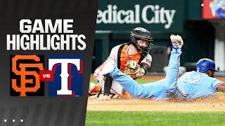 Giants vs. Rangers Game Highlights (6/9/24) | MLB Highlights