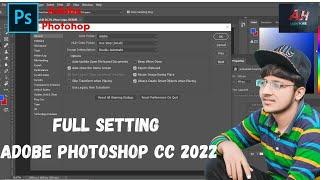 How to Set Preferences settings of adobe Photoshop cc 2022 | Settings and Workspace | in Urdu