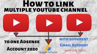 How to link multiple Youtube Channels in one Adsense Account (tagalog w/ Eng subs)