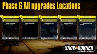 SnowRunner | Phase 6 Maine, USA | All Upgrades Locations