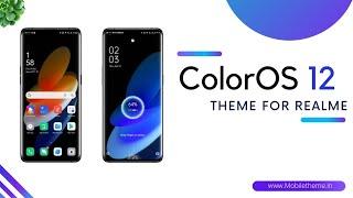 New ColorOS 12  Dark Theme For Realme And Oppo | New Icons  Home Screen  Setting UI